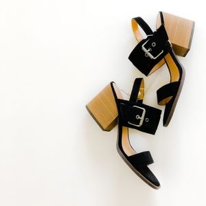 Black Matti Block Heels
